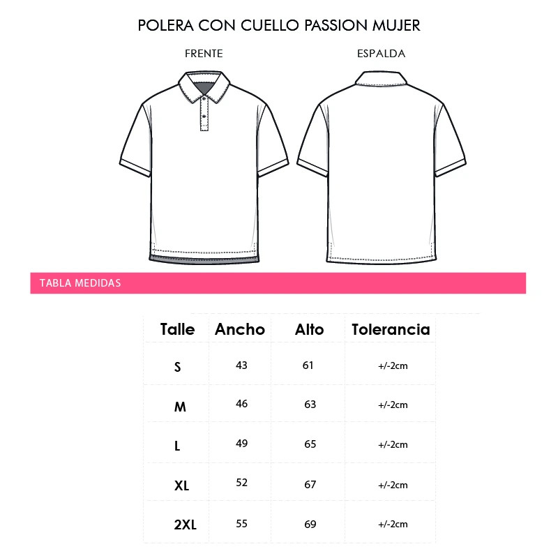 Polera Con Cuello Passion||Apparel - Poleras Polera Con Cuello Passion||Apparel - Poleras