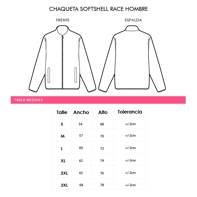 Chaqueta Softshell Race Hombre||Categorías Chaqueta Softshell Race Hombre||Categorías