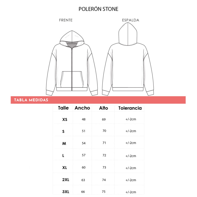 Polerón Stone||Apparel - Abrigo Polerón Stone||Apparel - Abrigo