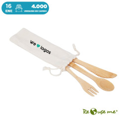 Set Cutlery Bamboo||Hogar y Tiempo Libre Set Cutlery Bamboo||Hogar y Tiempo Libre