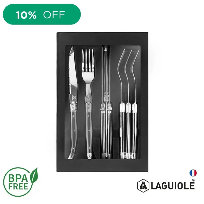 Set De 8 Cubiertos Laguiole||Hogar y Tiempo Libre Set De 8 Cubiertos Laguiole||Hogar y Tiempo Libre