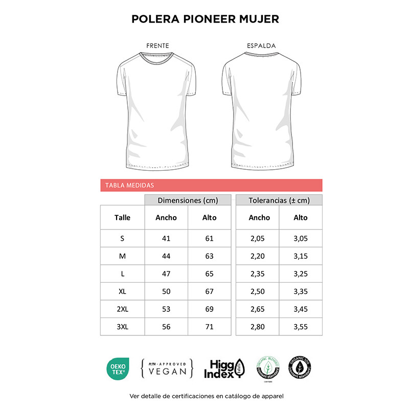Polera Pioneer Mujer||Categorías Polera Pioneer Mujer||Categorías