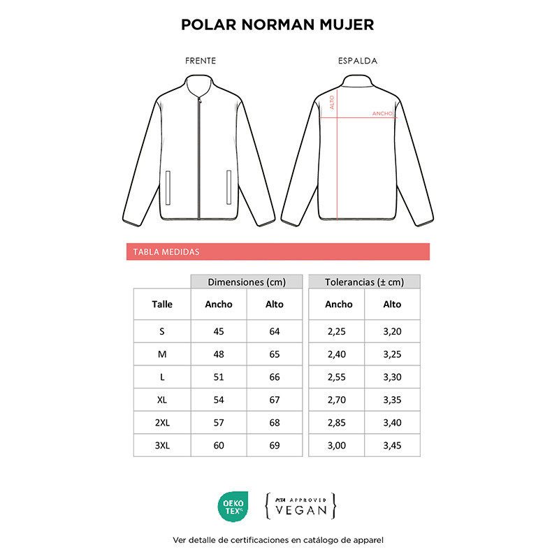 Polar Norman Mujer||Apparel - Abrigo Polar Norman Mujer||Apparel - Abrigo
