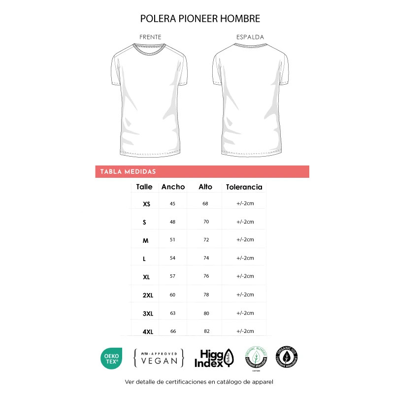 Polera Pioneer Hombre||Categorías Polera Pioneer Hombre||Categorías