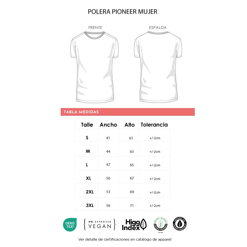 Polera Pioneer Mujer||Categorías Polera Pioneer Mujer||Categorías