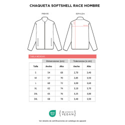 Chaqueta Softshell Race Hombre||Categorías Chaqueta Softshell Race Hombre||Categorías