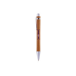 BolÍgrafo De BambÚ Nagano Pen||Escrituras Metálicas