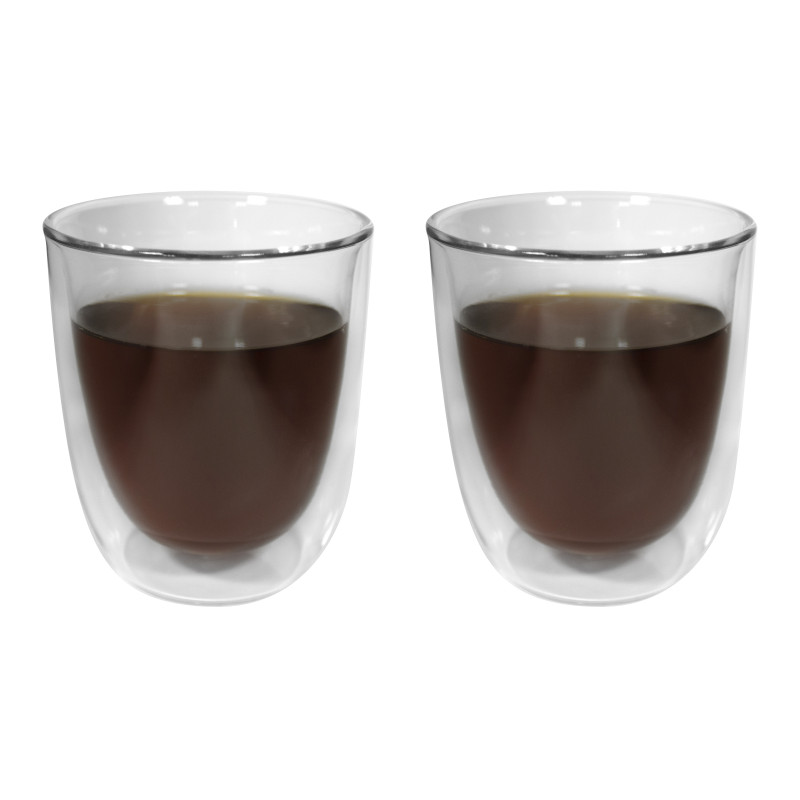 Set De Vasos De Vidrio Double||Hogar