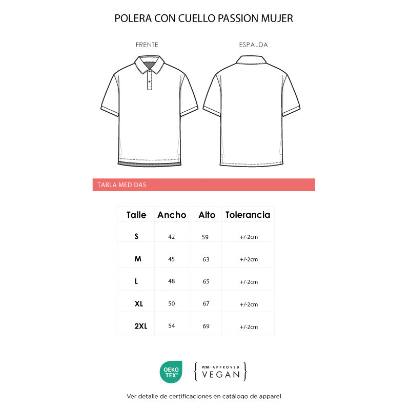 Polera Con Cuello Passion||Apparel - Poleras Polera Con Cuello Passion||Apparel - Poleras