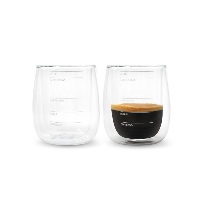 Set De Vasos De Vidrio Barista||Hogar Set De Vasos De Vidrio Barista||Hogar