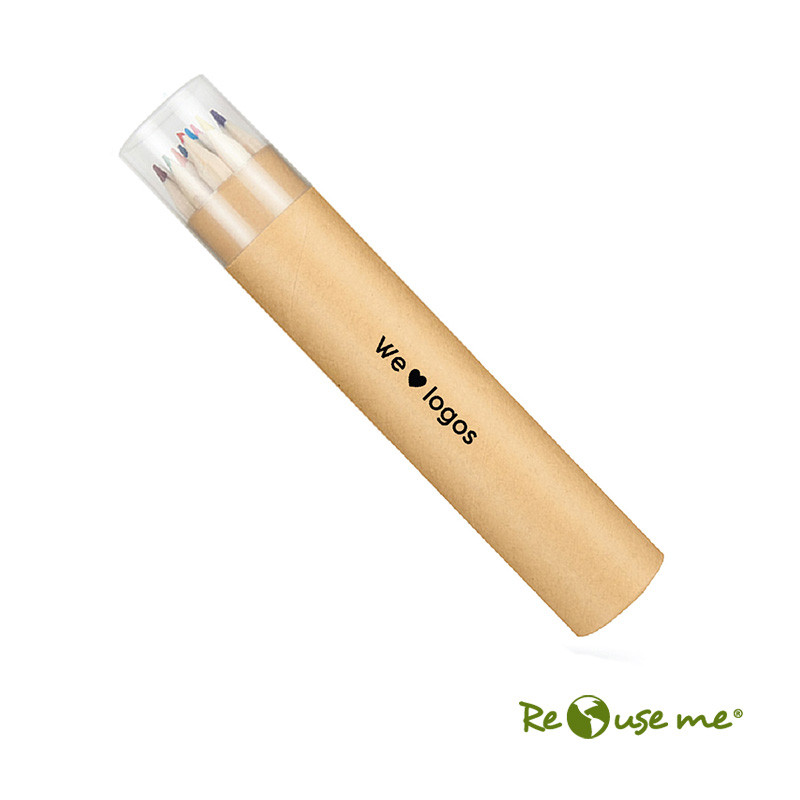 Set De Lapices Colores Eco 12 Tubo||Escritura Set De Lapices Colores Eco 12 Tubo||Escritura